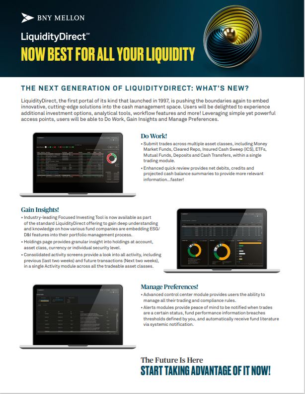 Liquidity Direct brochure cover